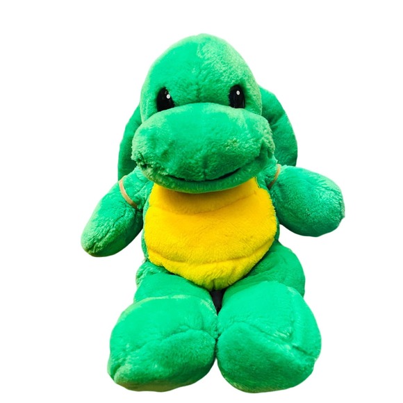 Build A Bear Turtle with Backpack Shell Hidden Pocket Plush Stuffed Animal 13” - Picture 8 of 9